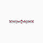 Load image into Gallery viewer, Vintage Inspired French Gemstone and Diamond Link Bracelet - Shahin Jewelry