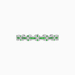 Load image into Gallery viewer, Vintage Inspired French Gemstone and Diamond Link Bracelet - Shahin Jewelry