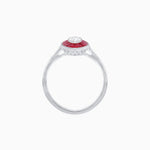 Load image into Gallery viewer, Vintage - Inspired Marquise Cut Ring Mounting with French - Cut Gemstone Halo - Shahin Jewelry