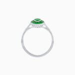 Load image into Gallery viewer, Vintage - Inspired Marquise Cut Ring Mounting with French - Cut Gemstone Halo - Shahin Jewelry