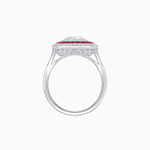 Load image into Gallery viewer, Vintage - Inspired Multi - Halo Gemstone Ring - Shahin Jewelry