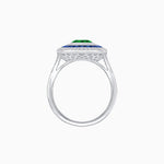 Load image into Gallery viewer, Vintage - Inspired Multi - Halo Gemstone Ring - Shahin Jewelry