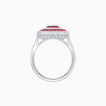 Load image into Gallery viewer, Vintage - Inspired Multi - Halo Gemstone Ring - Shahin Jewelry