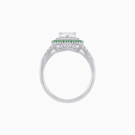 Load image into Gallery viewer, Vintage Inspired Pear Cut Double Halo Gemstone & Diamond Ring - Shahin Jewelry