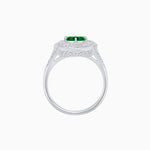 Load image into Gallery viewer, Vintage Inspired Round Cut Swirl Halo Diamond Ring - Shahin Jewelry