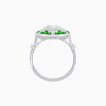 Load image into Gallery viewer, Vintage Inspired Round Diamond and Gemstone Ring - Shahin Jewelry