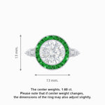 Load image into Gallery viewer, Vintage Inspired Round Diamond Halo Ring - Shahin Jewelry