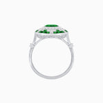 Load image into Gallery viewer, Vintage Inspired Round Gemstione Ring - Shahin Jewelry