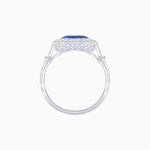 Load image into Gallery viewer, Vintage - Inspired Round Halo Diamond Mounting Engagement Ring - Shahin Jewelry