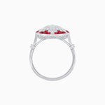 Load image into Gallery viewer, Vintage Inspired Round Illusion Diamond Ring - Shahin Jewelry