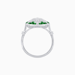 Load image into Gallery viewer, Vintage Inspired Round Illusion Diamond Ring - Shahin Jewelry