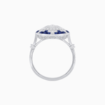 Load image into Gallery viewer, Vintage Inspired Round Illusion Diamond Ring - Shahin Jewelry