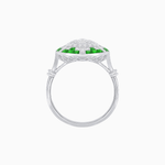 Load image into Gallery viewer, Vintage Inspired Round Illusion Diamond Ring - Shahin Jewelry