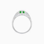 Load image into Gallery viewer, Vintage Inspired Sapphire & Diamond Ring - Shahin Jewelry