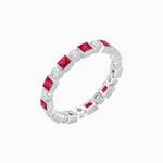 Load image into Gallery viewer, Vintage Inspired Stackable Half Band - Shahin Jewelry