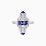 Load image into Gallery viewer, Vintage Long Ring – Rocket - Inspired Design - Shahin Jewelry