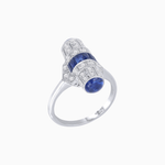 Load image into Gallery viewer, Vintage Long Ring – Rocket - Inspired Design - Shahin Jewelry