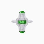 Load image into Gallery viewer, Vintage Long Ring – Rocket - Inspired Design - Shahin Jewelry