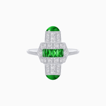 Load image into Gallery viewer, Vintage Long Ring – Rocket - Inspired Design - Shahin Jewelry