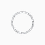 Load image into Gallery viewer, Vintage Style Baguette and Round Diamond Stackable Band - Shahin Jewelry