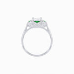 Load image into Gallery viewer, Vintage Style flower - shaped Ring with Diamond - Shahin Jewelry