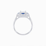 Load image into Gallery viewer, Vintage Style flower - shaped Ring with Diamond - Shahin Jewelry
