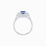 Load image into Gallery viewer, Vintage Style flower - shaped Ring with Gemstone - Shahin Jewelry