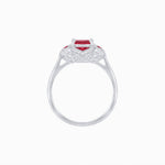 Load image into Gallery viewer, Vintage Style flower - shaped Ring with Gemstone - Shahin Jewelry