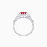 Load image into Gallery viewer, Vintage Style Pear - Shaped Halo Ring with Customizable Center Stone - Shahin Jewelry