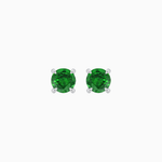 Load image into Gallery viewer, Convertible Round Stud Earrings with Diamond Accent Jackets