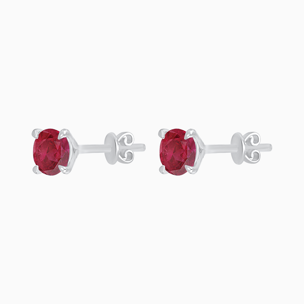 Convertible Round Stud Earrings with Diamond Accent Jackets