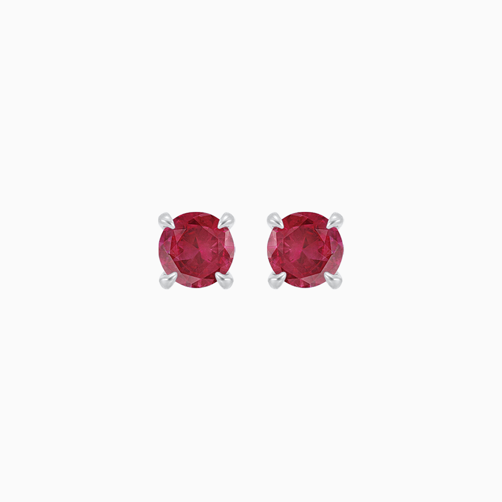 Convertible Round Stud Earrings with Diamond Accent Jackets