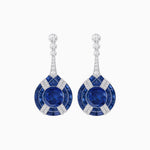 Load image into Gallery viewer, Art Deco Style Diamond &amp; Gemstone Drop Earring Mountings