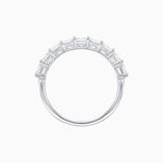 Load image into Gallery viewer, Customizable Radiant Cut Diamond Half Eternity Band