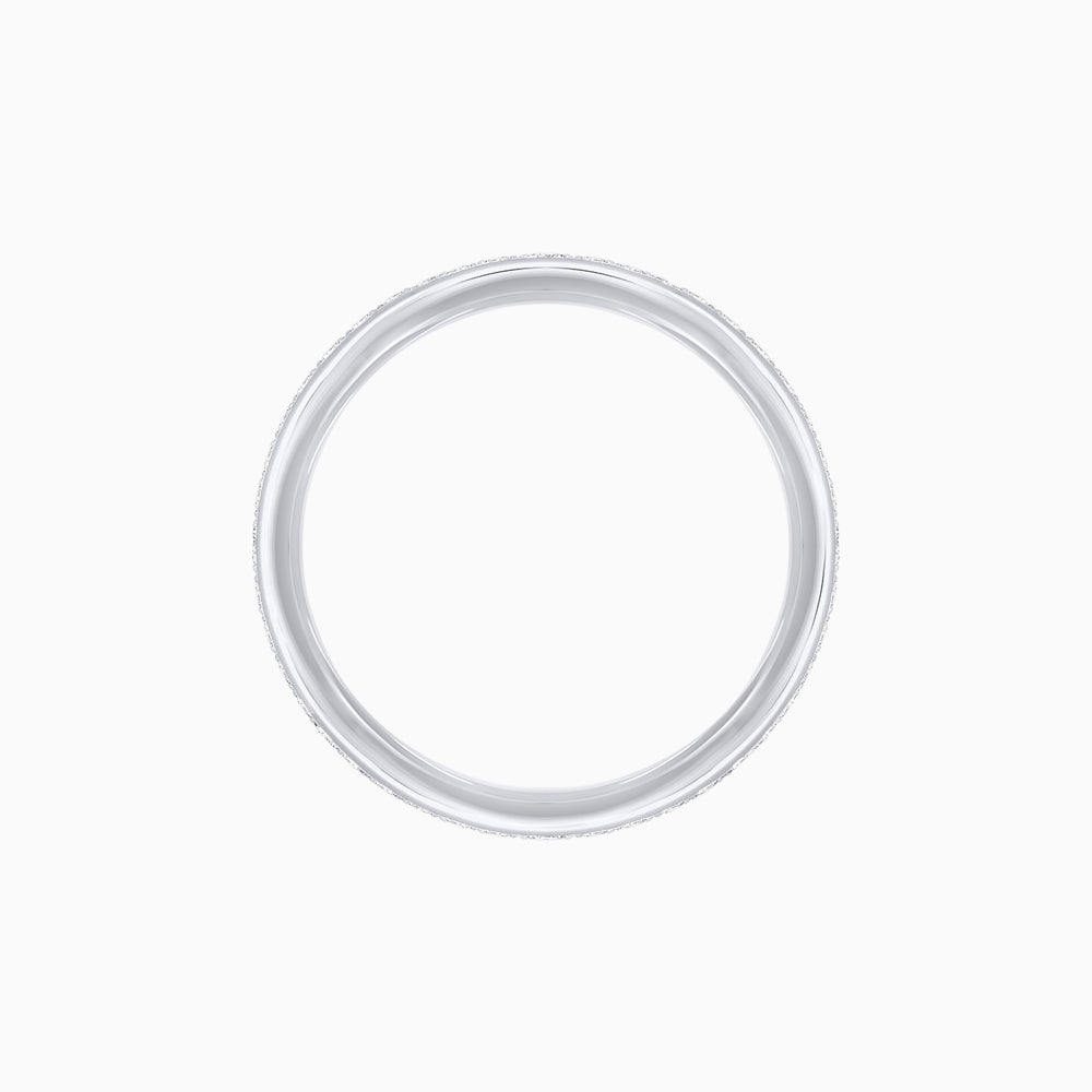 Classic Round Diamond Stackable Wedding Band
