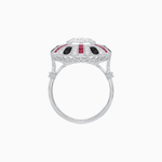 Load image into Gallery viewer, Art Deco Inspired Peacock Diamond Ring - Shahin Jewelry
