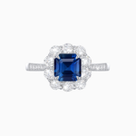 Load image into Gallery viewer, Elegant Asscher Cut Ring with Vintage Flair