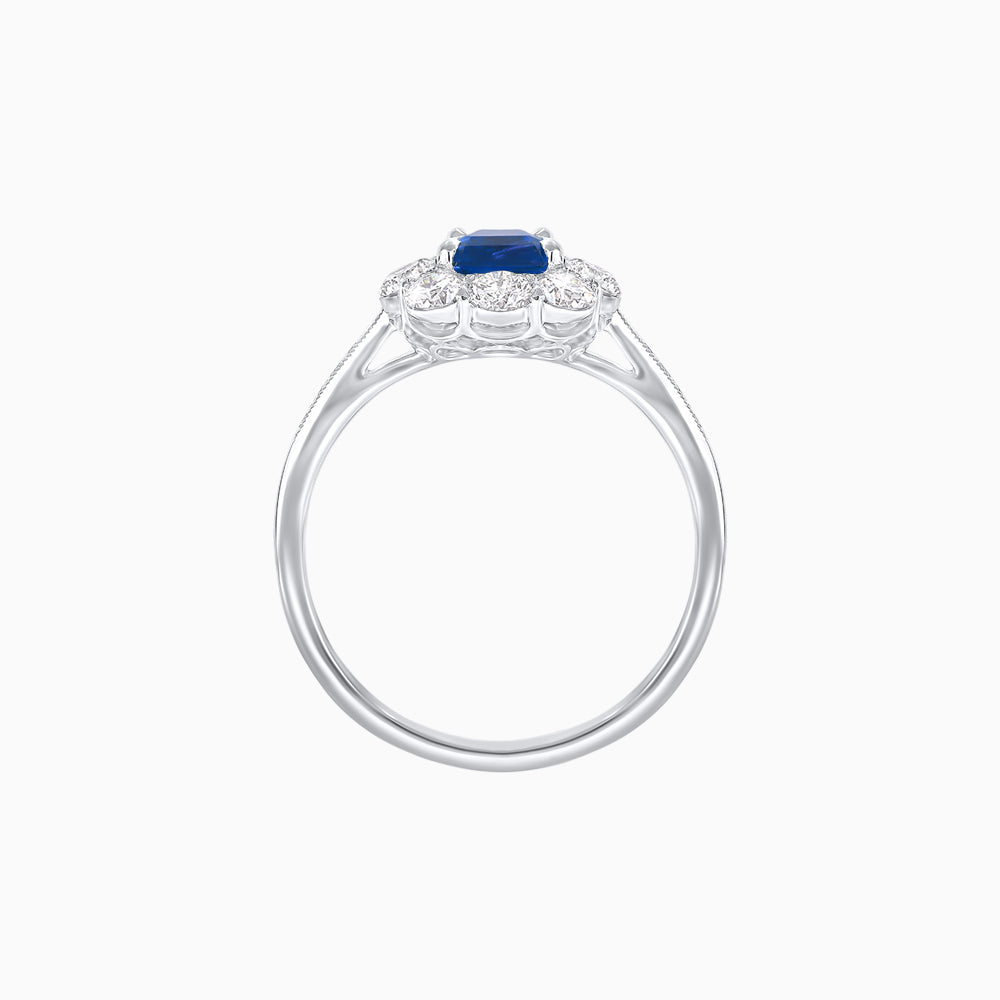 Elegant Asscher Cut Ring with Vintage Flair