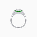 Load image into Gallery viewer, Art Deco Diamond Marquise Shape Toi et Moi Style Vintage  Engagement Ring
