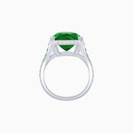 Load image into Gallery viewer, Heart Shape Ring with Diamond Accents