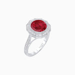 Load image into Gallery viewer, Vintage-Inspired Dodecagon Halo Engagement Ring Mounting