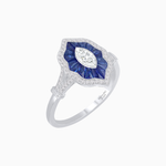 Load image into Gallery viewer, Antique Inspired Marquise Cut Diamond Ring
