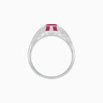 Load image into Gallery viewer, Vintage Inspired Sapphire &amp; Diamond Ring