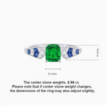 Load image into Gallery viewer, Cushion Shape Arrow Head Shank Ring with Gemstone