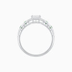 Load image into Gallery viewer, Cushion Shape Arrow Head Shank Ring with Diamond
