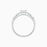 Load image into Gallery viewer, Cushion Shape Arrow Head Shank Ring with Diamond
