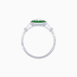 Load image into Gallery viewer, Art Deco Inspired Marquise shaped Ring
