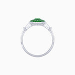 Load image into Gallery viewer, Art Deco Inspired Marquise shaped Gemstone Ring
