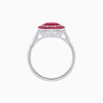 Load image into Gallery viewer, Antique Inspired Gemstone Halo Ring