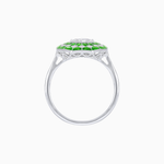 Load image into Gallery viewer, Art Deco Inspired Octagonal- shaped Geometric Ring with Diamond
